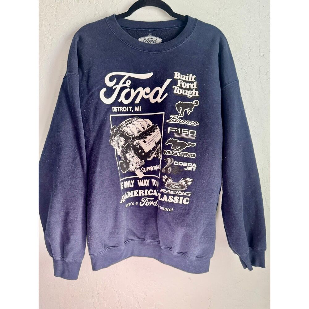 Vintage Ford Built Ford Tough Crewneck Sweatshirt XL - Picture 1 of 5